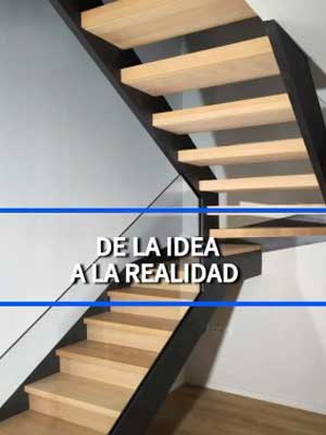 Escalera metalica en Instagram