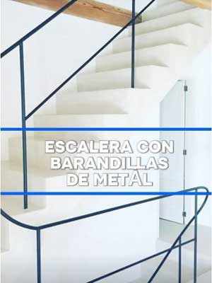 Detalle de barandilla negra